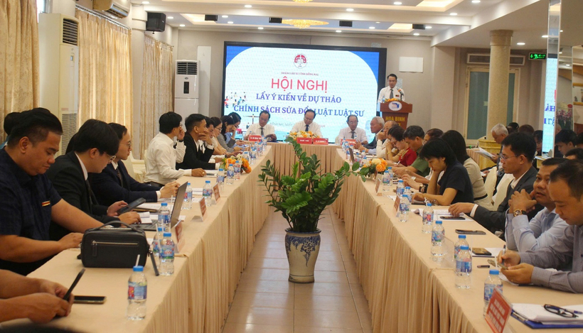 Đoàn Luật sư tỉnh Đồng Nai tổ chức Hội nghị góp ý dự thảo chính sách Luật Luật sư (sửa đổi)缩略图 Đoàn Luật sư tỉnh Đồng Nai tổ chức Hội nghị góp ý dự thảo chính sách Luật Luật sư (sửa đổi)缩略图